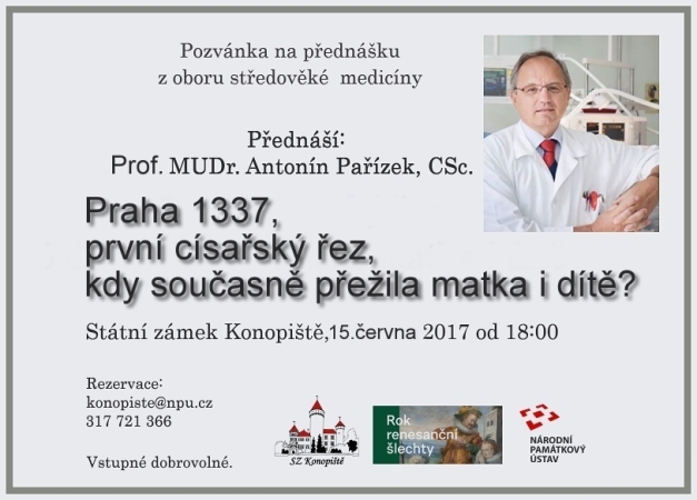 Pozvánka na přednášku ze středověké medicíny
